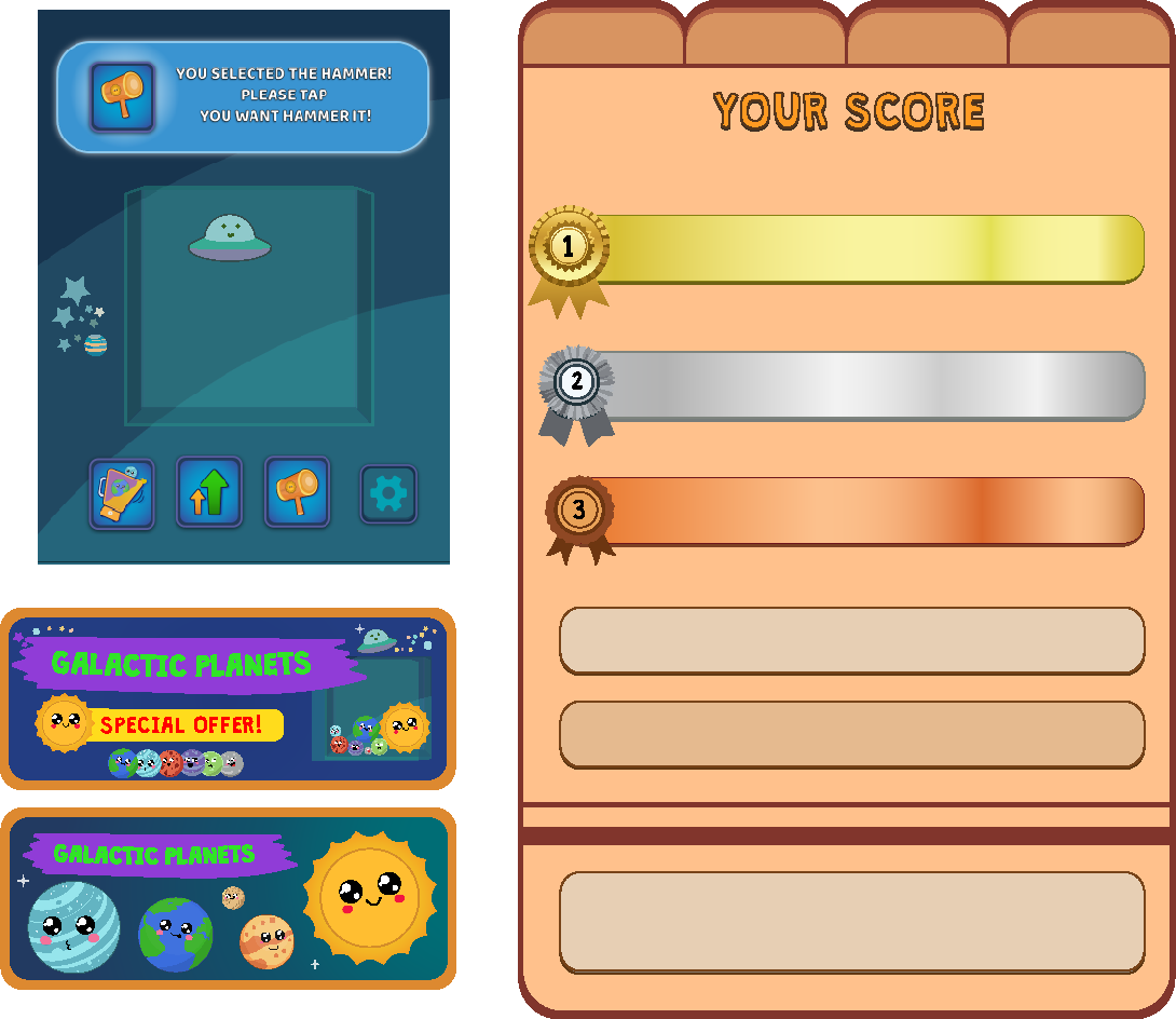 Fruit Fall UI